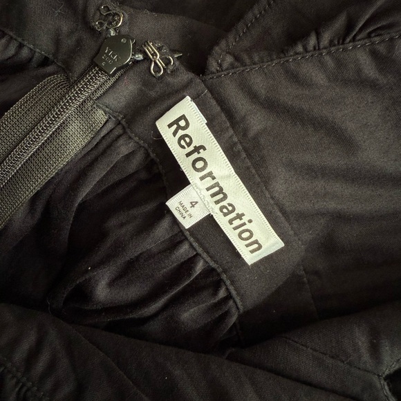 Reformation Black Maxi Fairfield Dress - Picture 7 of 7